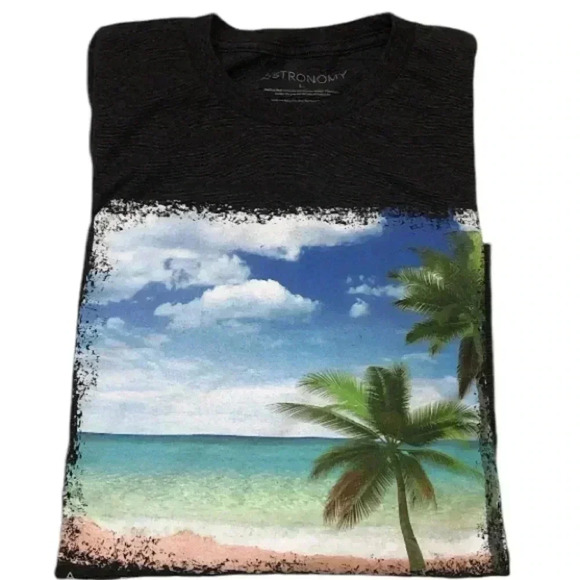 ASTRONOMY Men’s Dark Grey Graphic Shirt - Picture 3 of 6